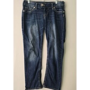 Silver Jeans Tuesday Low Capri‎ Super Stretch Denim Jeans W29 L23